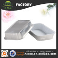 Luxury microwave safe disposable airline aluminum foil food tray